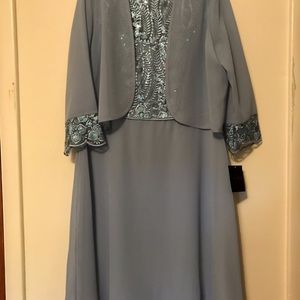 Slate Blue Dressy Dress